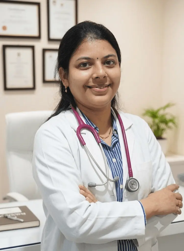 Dr. Alluwada Lavanya, Consultant Neonatologist and Pediatrician at Dr. Lavanya Kids Care in Hyderabad