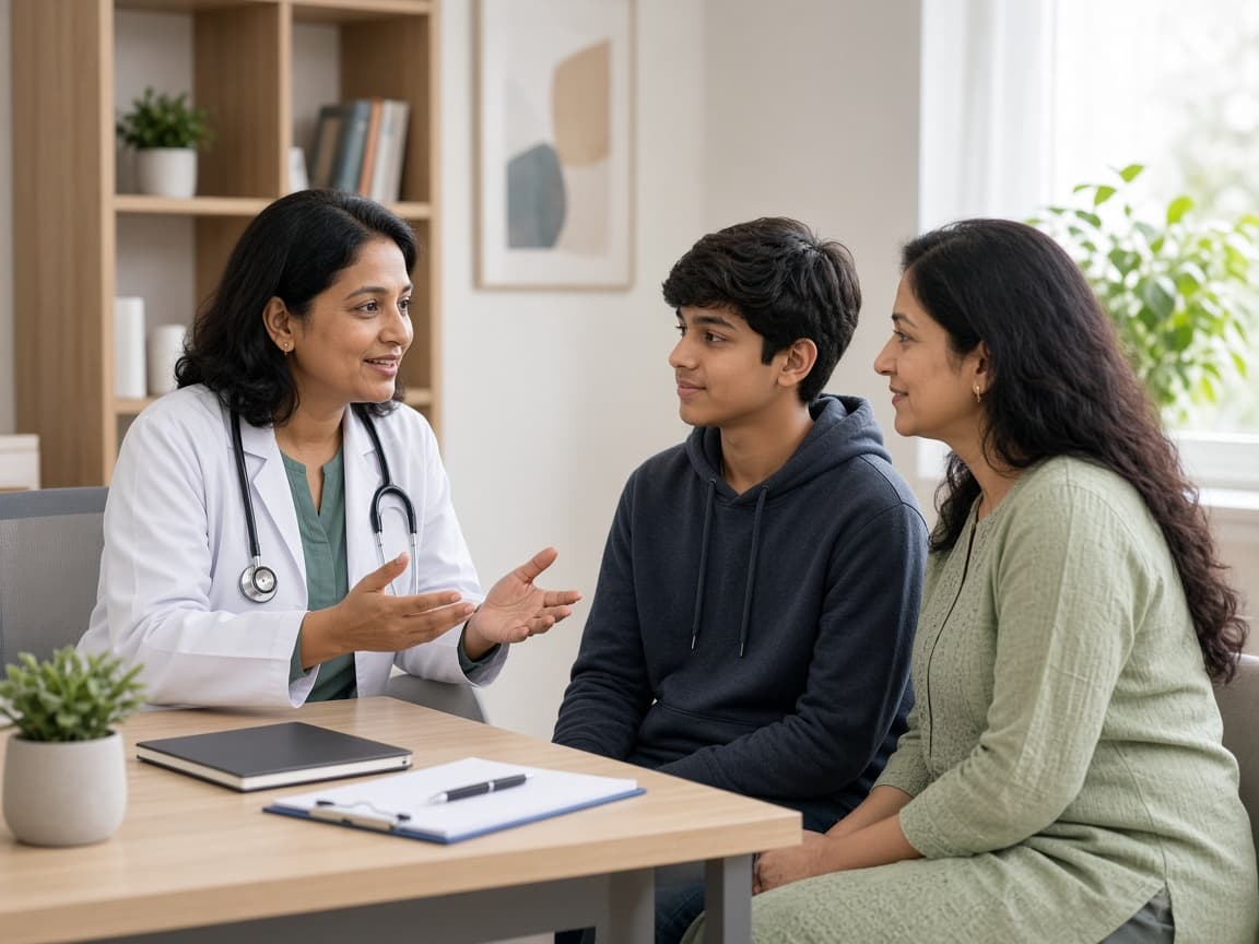 Lifestyle and wellness guidance for teens at Dr. Lavanya Kids Care, Hyderabad