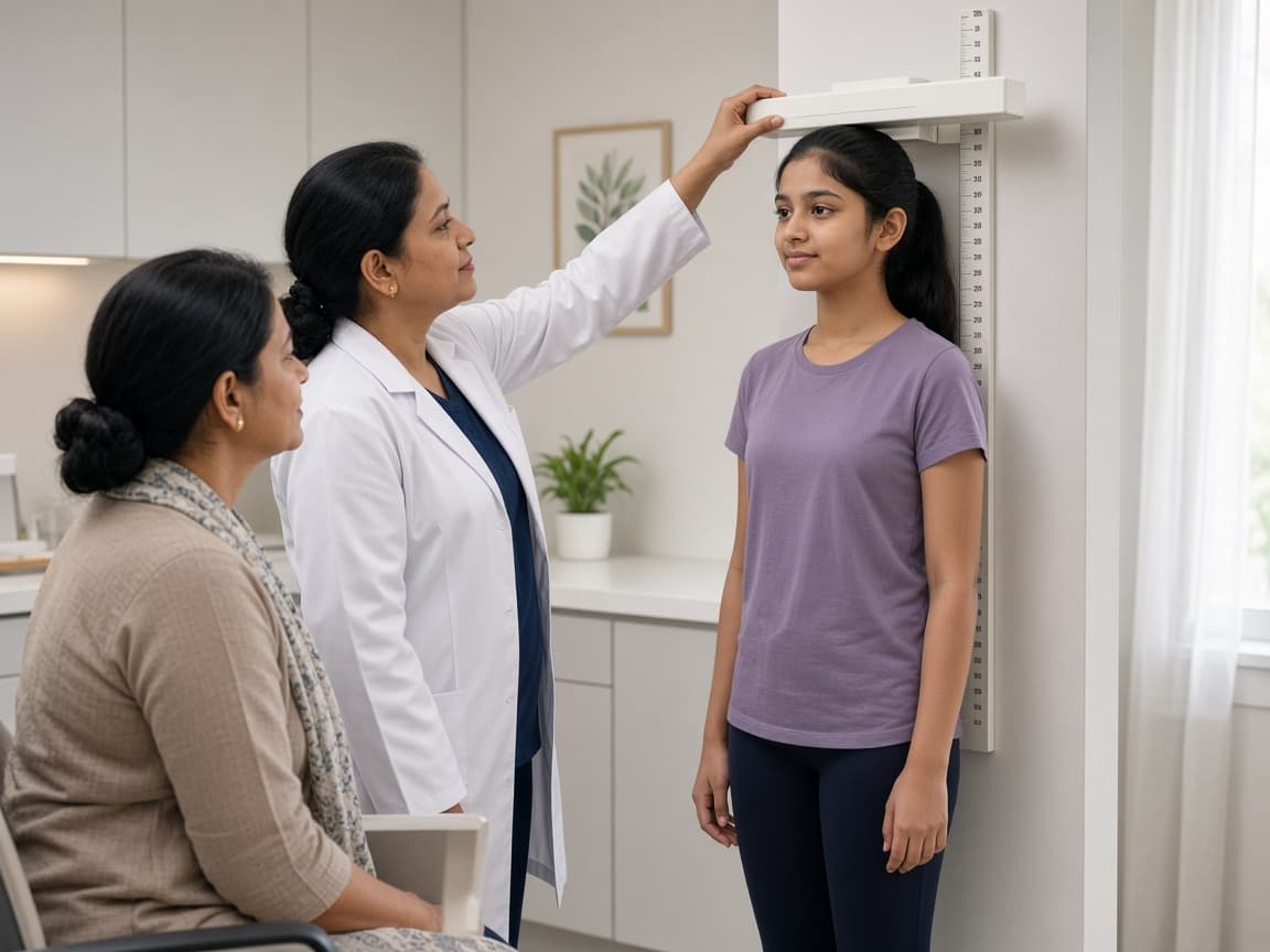 Puberty and growth evaluation for adolescents at Dr. Lavanya Kids Care, Hyderabad