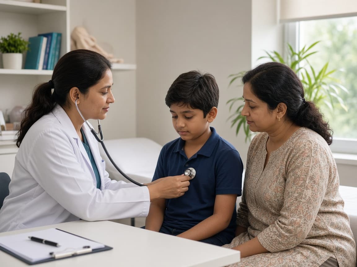 Chronic childhood condition management at Dr. Lavanya Kids Care, Hyderabad