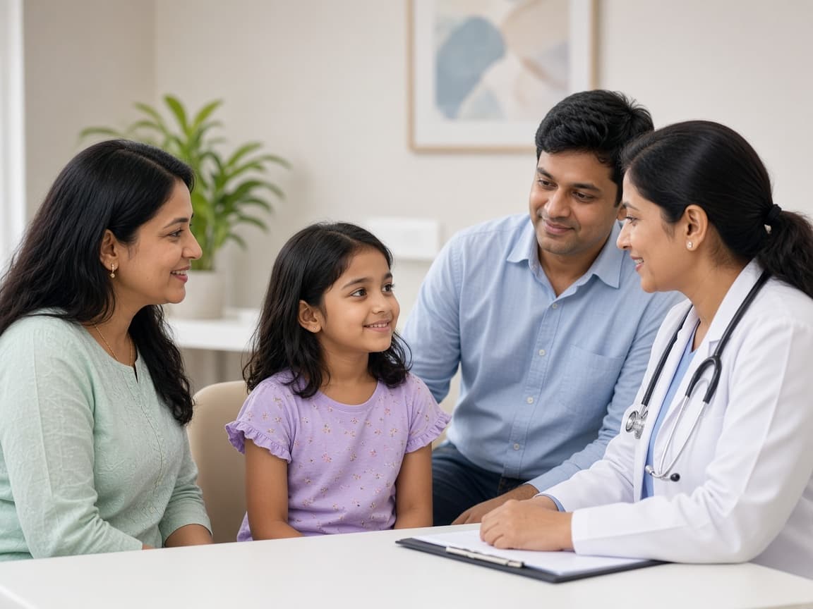 Post-hospitalization follow-up for children at Dr. Lavanya Kids Care, Hyderabad
