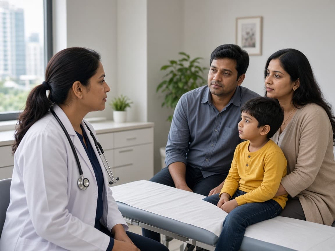 Pediatric consultation and child health evaluation at Dr. Lavanya Kids Care, Hyderabad