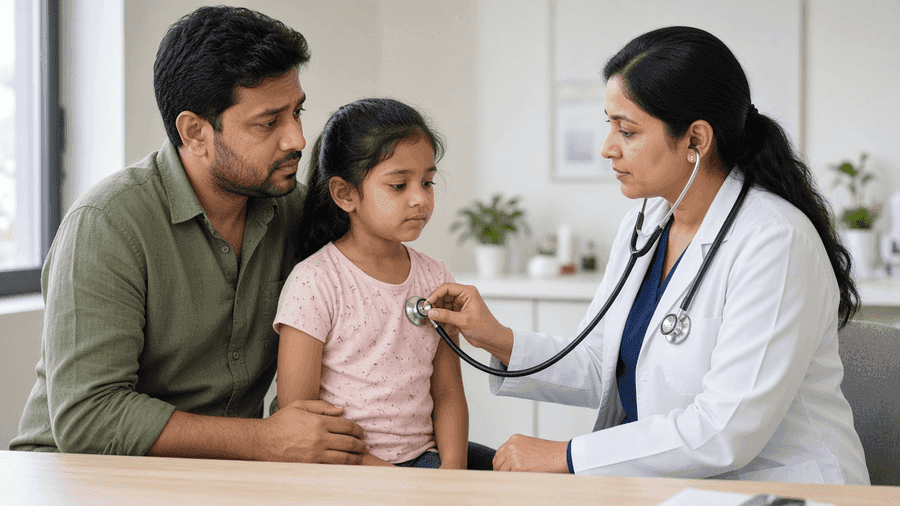 Childhood infection and fever care consultation in Hyderabad