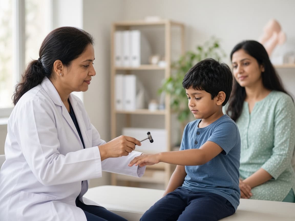 Pediatric neurological assessment at Dr. Lavanya Kids Care, Hyderabad