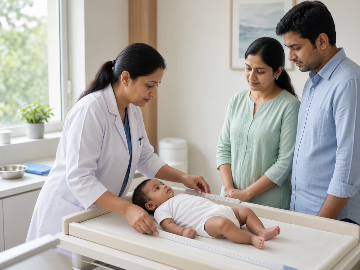 Infant growth and development monitoring at Dr. Lavanya Kids Care, Hyderabad