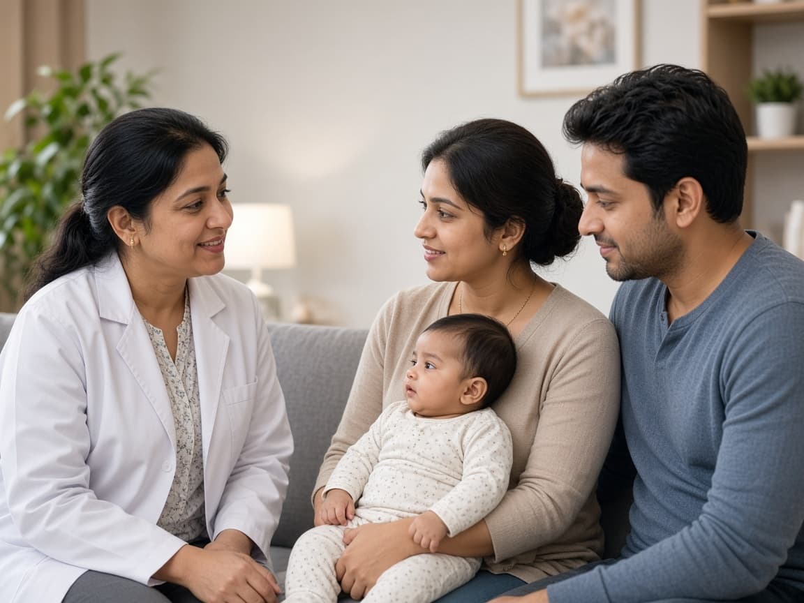 Parent education and counseling session at Dr. Lavanya Kids Care, Hyderabad