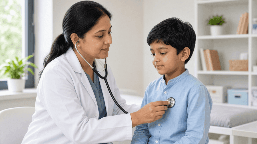 Pediatric Respiratory & Allergy Care at Dr. Lavanya Kids Care in Puppalaguda, Hyderabad