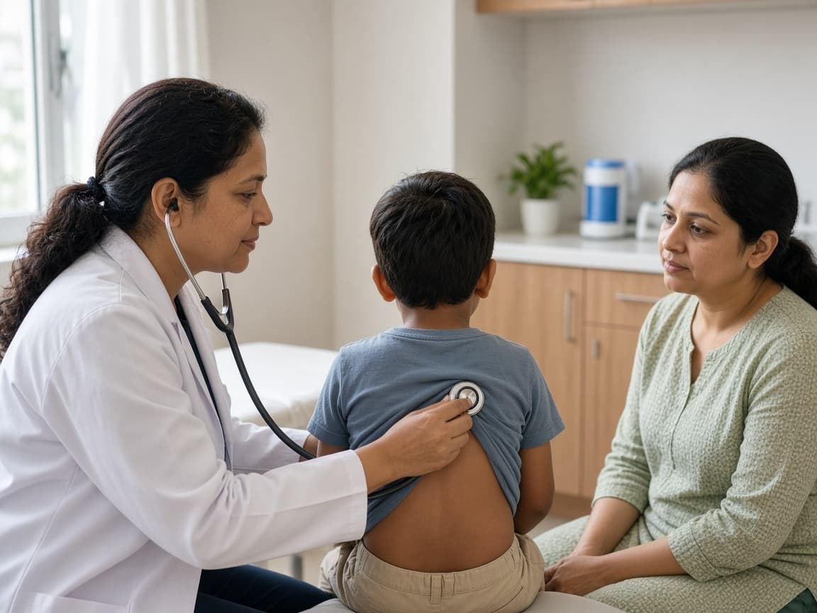 Pediatric Respiratory & Allergy Care overview at Dr. Lavanya Kids Care in Puppalaguda, Hyderabad