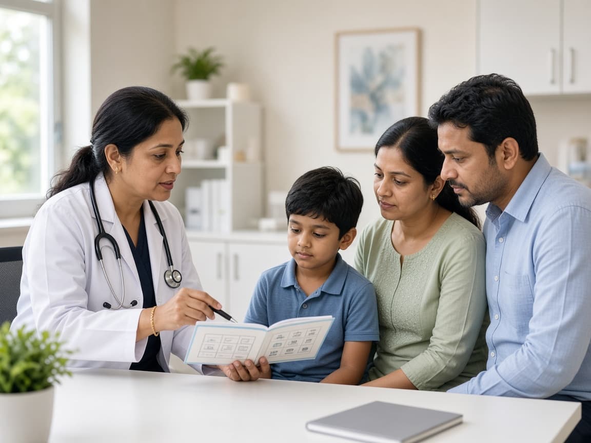 Catch-up vaccination planning for children at Dr. Lavanya Kids Care, Hyderabad