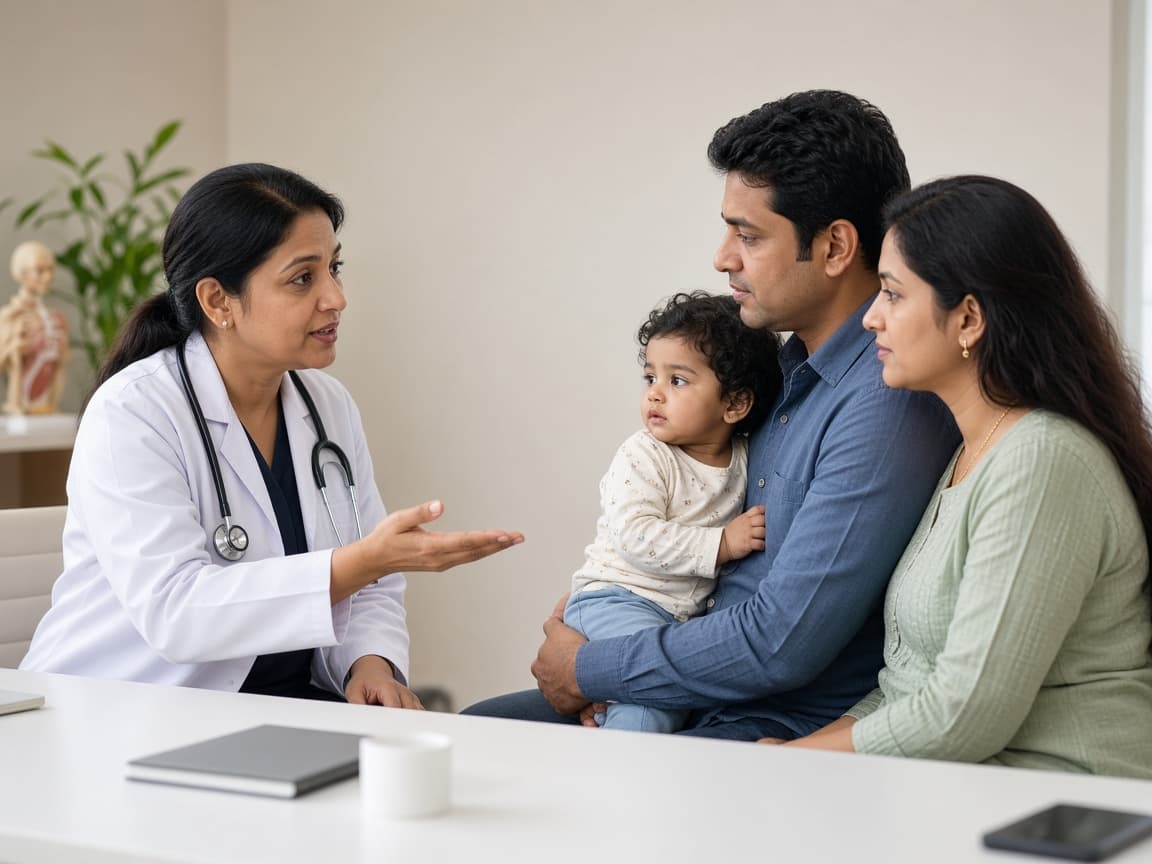Childhood immunization schedule guidance at Dr. Lavanya Kids Care, Hyderabad
