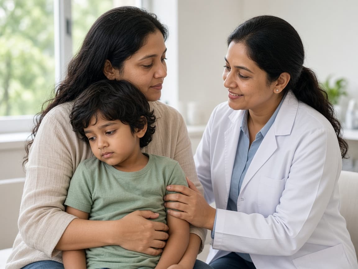 Childhood immunization schedule guidance at Dr. Lavanya Kids Care, Hyderabad
