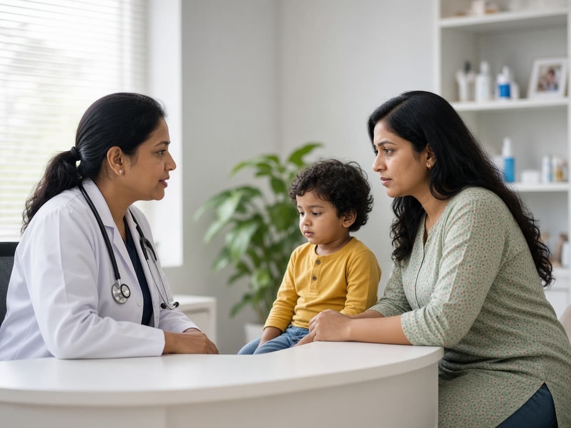 Vaccine counseling and safety guidance at Dr. Lavanya Kids Care, Hyderabad