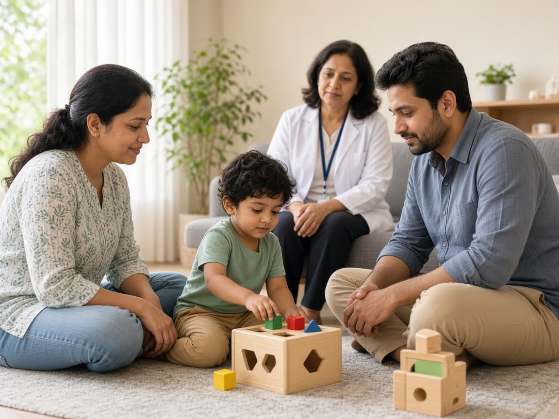 Autism screening support for families at Dr. Lavanya Kids Care, Hyderabad