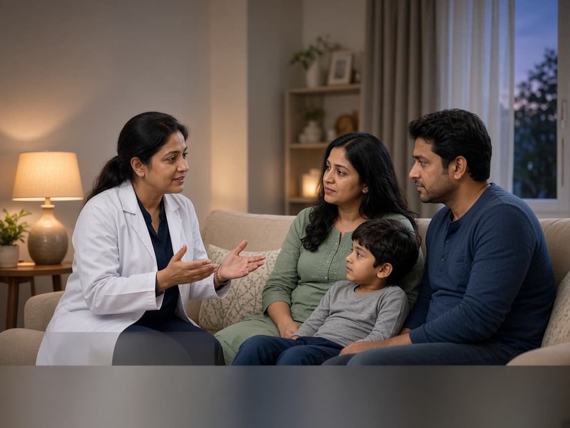 Healthy sleep guidance for children at Dr. Lavanya Kids Care, Hyderabad