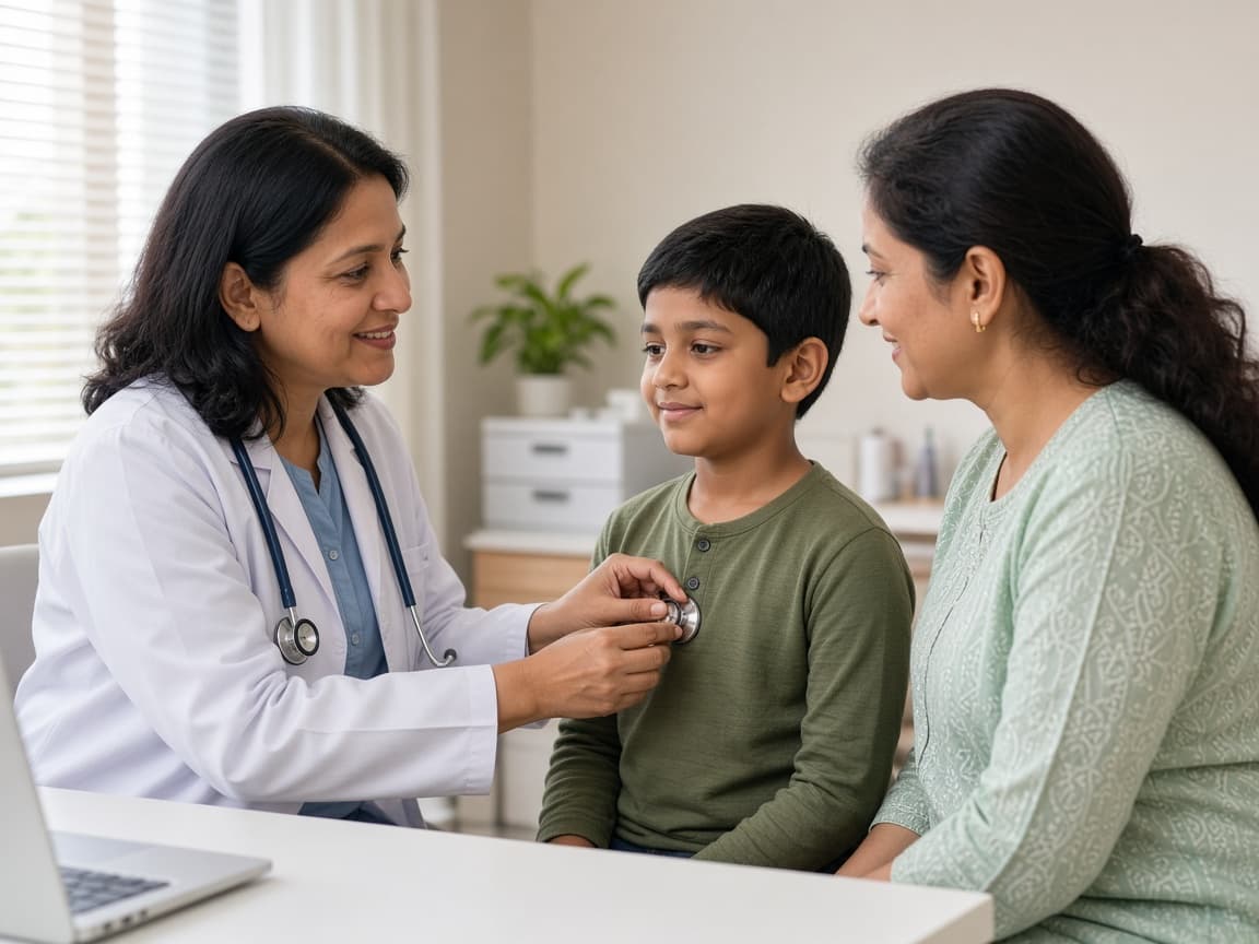 Urgent pediatric consultation support at Dr. Lavanya Kids Care, Hyderabad