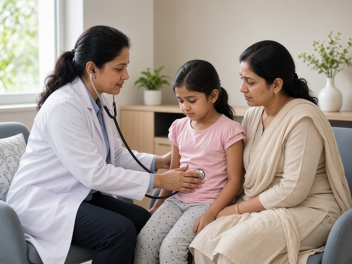 Stomach and intestinal infection care at Dr. Lavanya Kids Care, Hyderabad