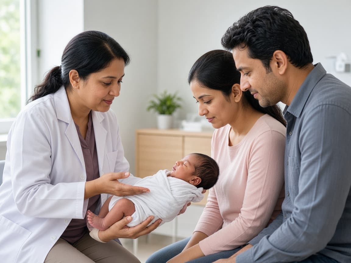 Safe newborn care practices guidance at Dr. Lavanya Kids Care, Hyderabad